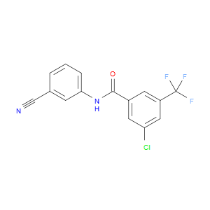 Benzamide, 3-chloro-N-(3-cyanophenyl)-5-(trifluoromethyl)-