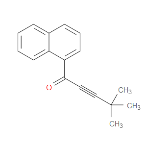 4,4-Dimethyl-1-(1-naphthalenyl)-2-pentyn-1-one