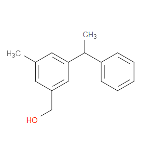 (3-methyl-5-(1-phenylethyl)phenyl)methanol