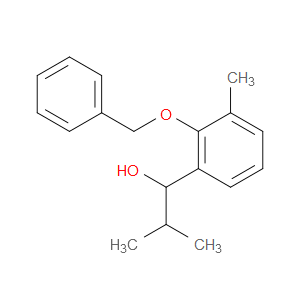 1-(2-(benzyloxy)-3-methylphenyl)-2-methylpropan-1-ol