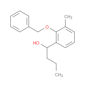 1-(2-(benzyloxy)-3-methylphenyl)butan-1-ol