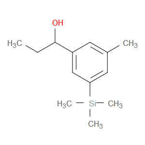 1-(3-methyl-5-(trimethylsilyl)phenyl)propan-1-ol
