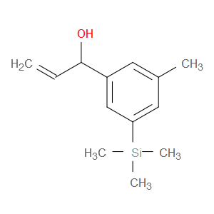 1-(3-methyl-5-(trimethylsilyl)phenyl)prop-2-en-1-ol