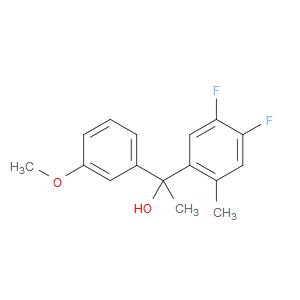 1-(4,5-difluoro-2-methylphenyl)-1-(3-methoxyphenyl)ethanol