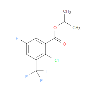 Isopropyl 2-chloro-5-fluoro-3-(trifluoromethyl)benzoate
