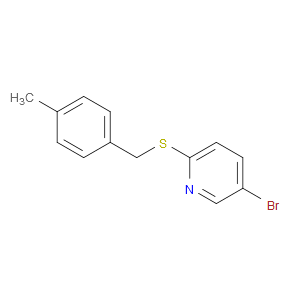 5-bromo-2-((4-methylbenzyl)thio)pyridine