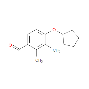 4-(Cyclopentyloxy)-2,3-dimethylbenzaldehyde