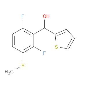 (2,6-difluoro-3-(methylthio)phenyl)(thiophen-2-yl)methanol