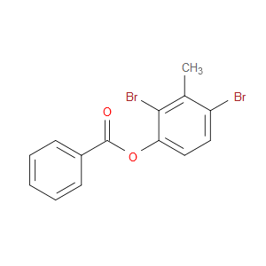 Phenol, 2,4-dibromo-3-methyl-, 1-benzoate