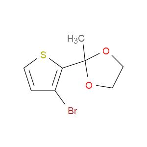 2-(3-Bromothiophen-2-yl)-2-methyl-1,3-dioxolane