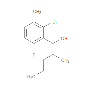 1-(2-chloro-6-fluoro-3-methylphenyl)-2-methylpentan-1-ol