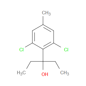 3-(2,6-dichloro-4-methylphenyl)pentan-3-ol