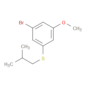 (3-bromo-5-methoxyphenyl)(isobutyl)sulfane