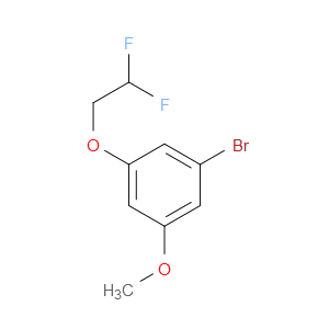 1-bromo-3-(2,2-difluoroethoxy)-5-methoxybenzene
