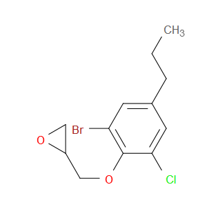 2-((2-bromo-6-chloro-4-propylphenoxy)methyl)oxirane
