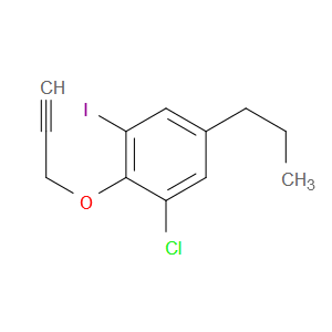 1-chloro-3-iodo-2-(prop-2-yn-1-yloxy)-5-propylbenzene