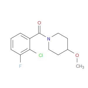 Methanone, (2-chloro-3-fluorophenyl)(4-methoxy-1-piperidinyl)-