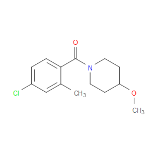 Methanone, (4-chloro-2-methylphenyl)(4-methoxy-1-piperidinyl)-