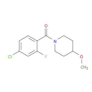 Methanone, (4-chloro-2-fluorophenyl)(4-methoxy-1-piperidinyl)-