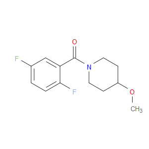 Methanone, (2,5-difluorophenyl)(4-methoxy-1-piperidinyl)-