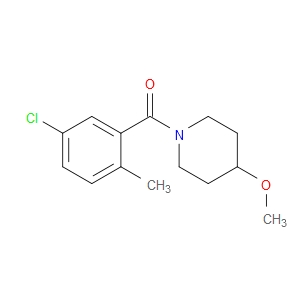 Methanone, (5-chloro-2-methylphenyl)(4-methoxy-1-piperidinyl)-