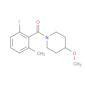 Methanone, (2-fluoro-6-methylphenyl)(4-methoxy-1-piperidinyl)-