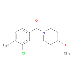 Methanone, (3-chloro-4-methylphenyl)(4-methoxy-1-piperidinyl)-