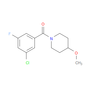 Methanone, (3-chloro-5-fluorophenyl)(4-methoxy-1-piperidinyl)-