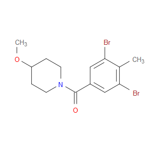 Methanone, (3,5-dibromo-4-methylphenyl)(4-methoxy-1-piperidinyl)-