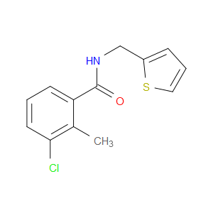 Benzamide, 3-chloro-2-methyl-N-(2-thienylmethyl)-