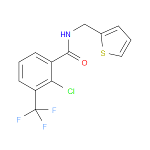 Benzamide, 2-chloro-N-(2-thienylmethyl)-3-(trifluoromethyl)-