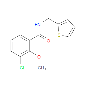 Benzamide, 3-chloro-2-methoxy-N-(2-thienylmethyl)-