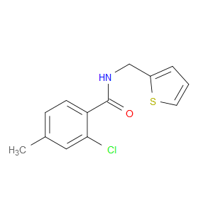 Benzamide, 2-chloro-4-methyl-N-(2-thienylmethyl)-