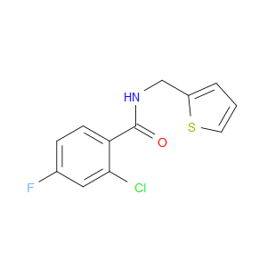 2-Chloro-4-fluoro-N-(2-thienylmethyl)benzamide