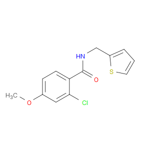 Benzamide, 2-chloro-4-methoxy-N-(2-thienylmethyl)-