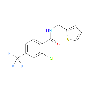 Benzamide, 2-chloro-N-(2-thienylmethyl)-4-(trifluoromethyl)-