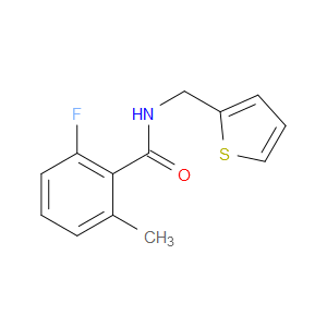Benzamide, 2-fluoro-6-methyl-N-(2-thienylmethyl)-