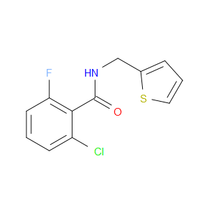 2-Chloro-6-fluoro-N-(2-thienylmethyl)benzamide