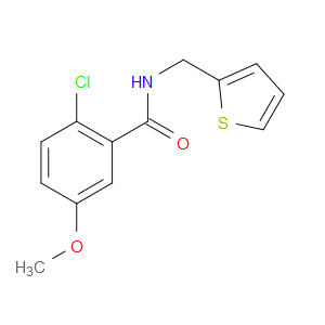 Benzamide, 2-chloro-5-methoxy-N-(2-thienylmethyl)-
