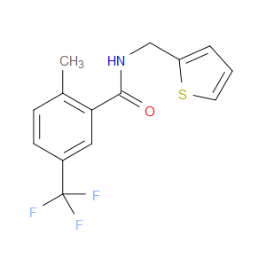 Benzamide, 2-methyl-N-(2-thienylmethyl)-5-(trifluoromethyl)-