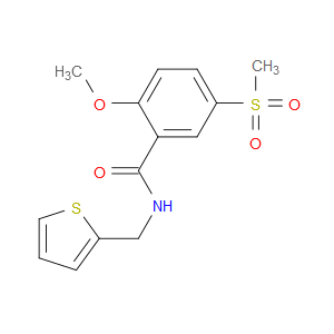Benzamide, 2-methoxy-5-(methylsulfonyl)-N-(2-thienylmethyl)-