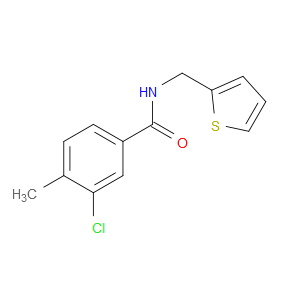 Benzamide, 3-chloro-4-methyl-N-(2-thienylmethyl)-