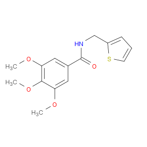 3,4,5-Trimethoxy-N-(2-thienylmethyl)benzamide