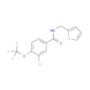 Benzamide, 3-chloro-N-(2-thienylmethyl)-4-(trifluoromethoxy)-