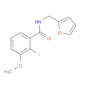 Benzamide, 2-fluoro-N-(2-furanylmethyl)-3-methoxy-