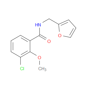 Benzamide, 3-chloro-N-(2-furanylmethyl)-2-methoxy-