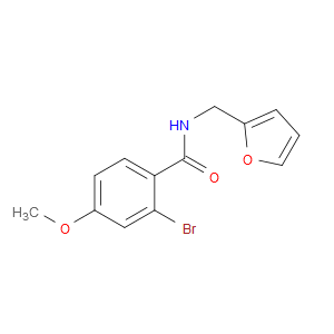 Benzamide, 2-bromo-N-(2-furanylmethyl)-4-methoxy-