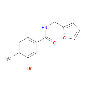 Benzamide, 3-bromo-N-(2-furanylmethyl)-4-methyl-