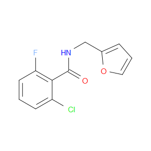 2-Chloro-6-fluoro-N-(2-furanylmethyl)benzamide