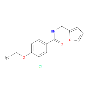 3-Chloro-4-ethoxy-N-(2-furanylmethyl)benzamide